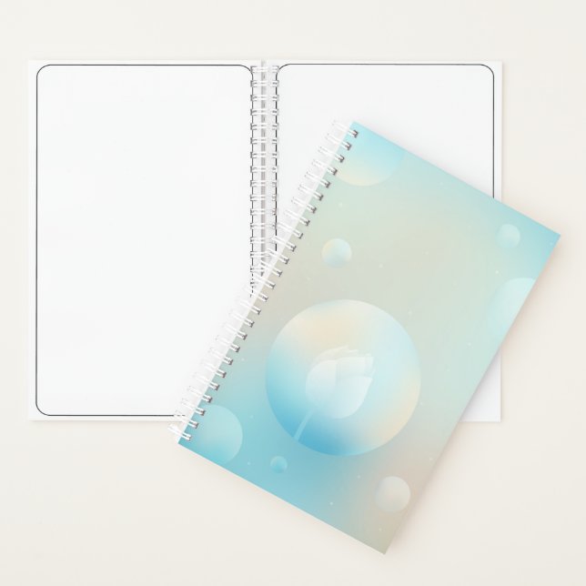 Cuaderno Pequeño portátil elegante de Lotus Hardcover (Interior)