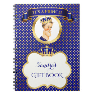 Cuaderno Pequeño Príncipe Lista de Invitados Regalo Azul Re