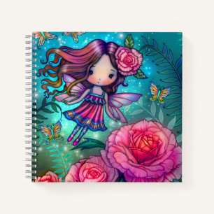 Cuaderno Pequeño Rosa Fairy Sketchbook
