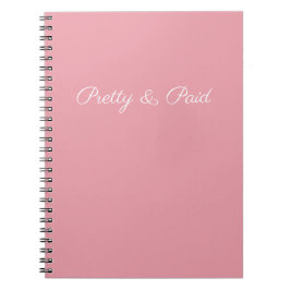 Cuaderno pequeño simple bonito y pagado