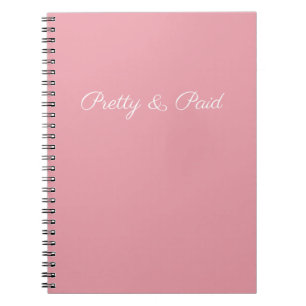 Cuaderno pequeño simple bonito y pagado