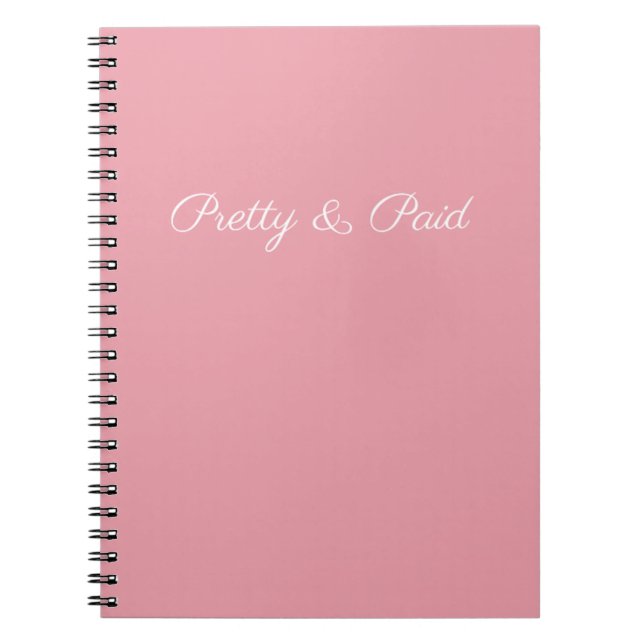 Cuaderno pequeño simple bonito y pagado (Frente)