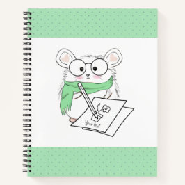 Cuaderno Pequeño y pequeño martillo inteligente verde