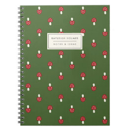 Cuaderno Pequeños champiñones (verde)
