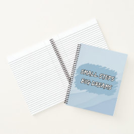 Cuaderno Pequeños Pasos, Grandes Sueños | Motivacional
