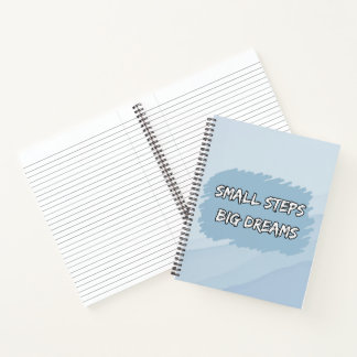 Cuaderno Pequeños Pasos, Grandes Sueños | Motivacional