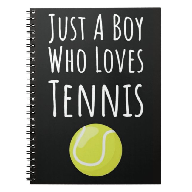 Cuaderno Pequeños Regalos De Tenis Para Niños Jugadores Dep (Frente)