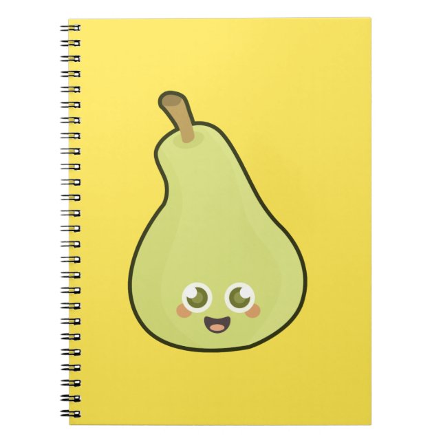 Cuaderno Pera de Kawaii (Frente)