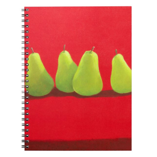 Cuaderno Peras en el paño rojo (Frente)