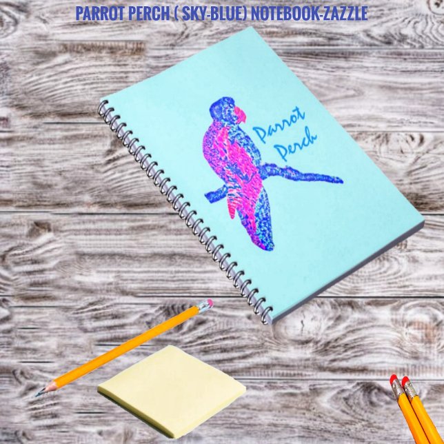 Cuaderno Percha de loro (Sky-Blue) (Subido por el creador)