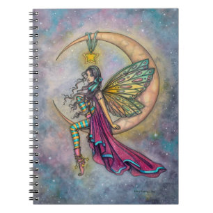 Cuaderno Percha de Luna Hada en Arte de Fantasía Lunar