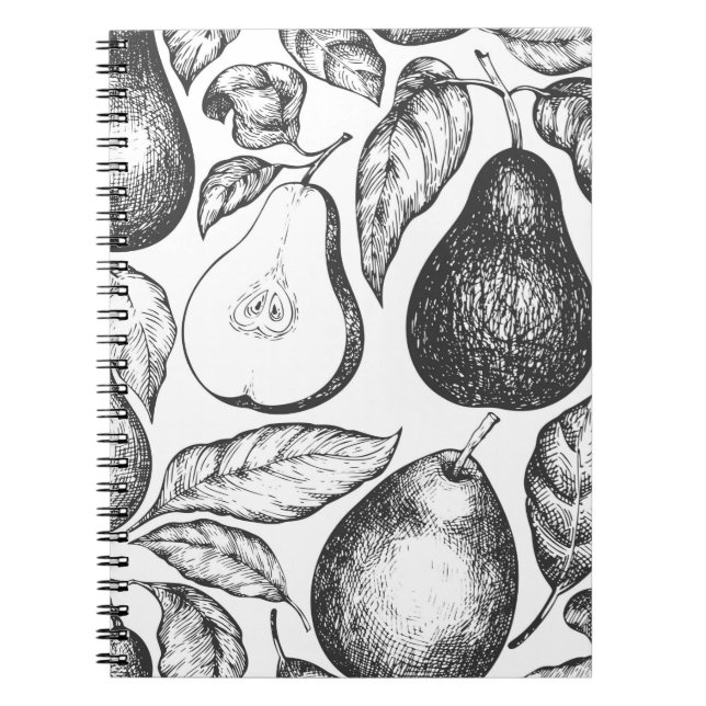 Cuaderno Perder un patrón impecable. Jardín vintage dibujad (Frente)