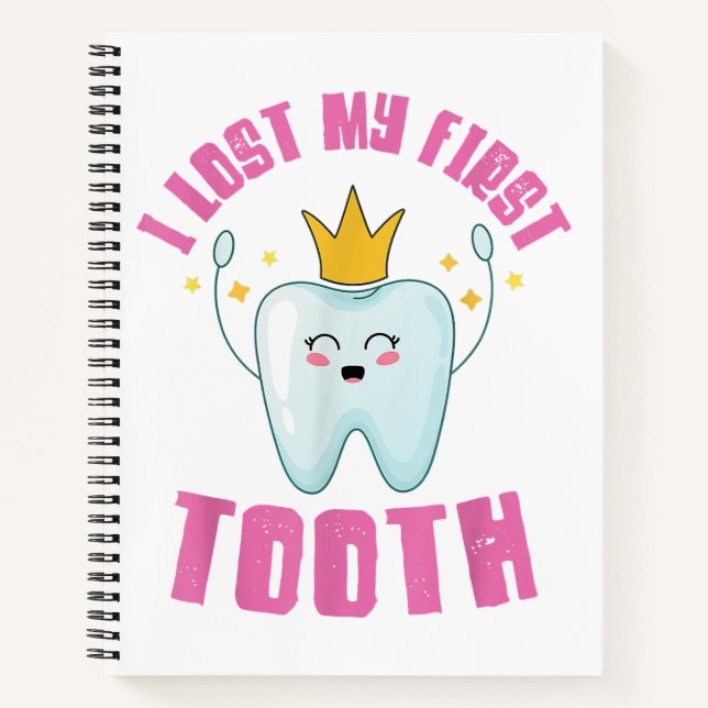 Cuaderno Perdí Mi Primer Diente Dientes Fuera Regalo Para N (Anverso)