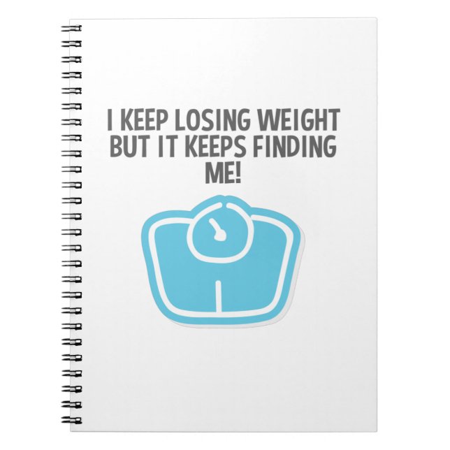 Cuaderno Pérdida de peso Dietas Pérdida de peso Me Sigue En (Frente)