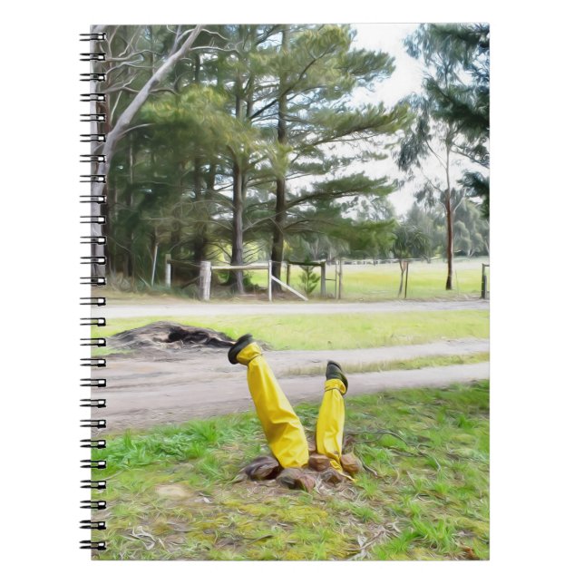 Cuaderno Perdido en el jardín otra vez (Frente)