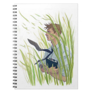 Cuaderno perdido en pensamiento