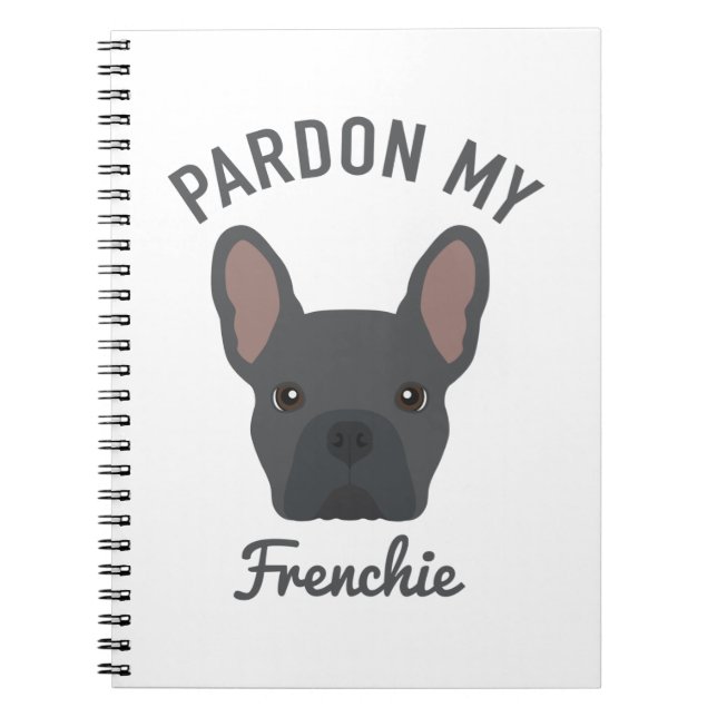 Cuaderno Perdón por mi bloc de notas francés (Frente)