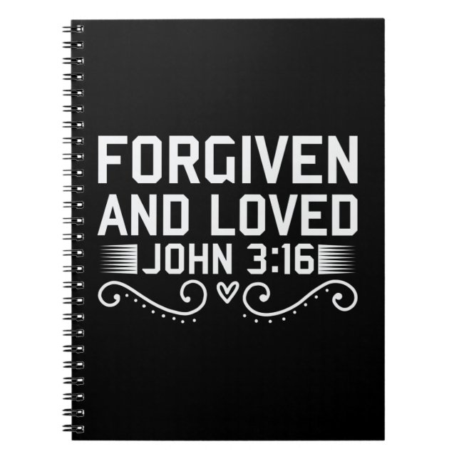Cuaderno Perdonada Y Amada Biblia John 316 (Frente)