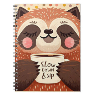Cuaderno Pereza Personalizado aguda con ojos exageradamente