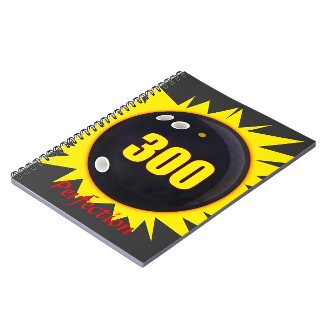 Cuaderno Perfección, Bowling 300 Club, juego perfecto, (Lado Izquierdo)