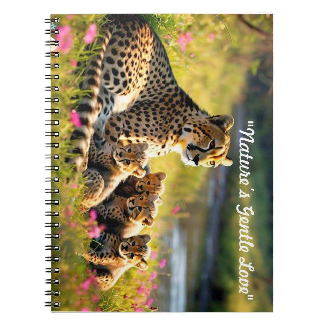 Cuaderno "Perfección de retrato de familia salvaje" (Frente)