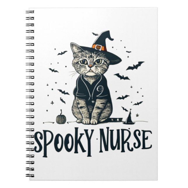 Cuaderno Perfecto para turnos de noche - Una enfermera espe (Frente)