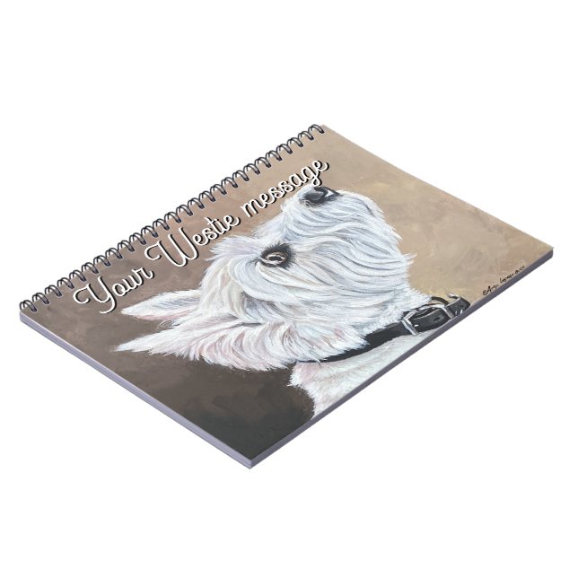 Cuaderno Perfil B de Westie (Lado Izquierdo)