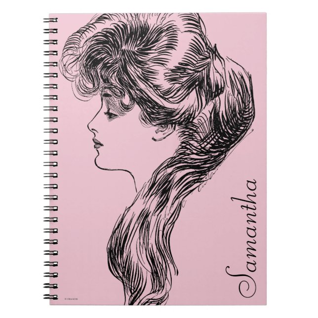 Cuaderno Perfil de un chica de Gibson, 1903 (Frente)