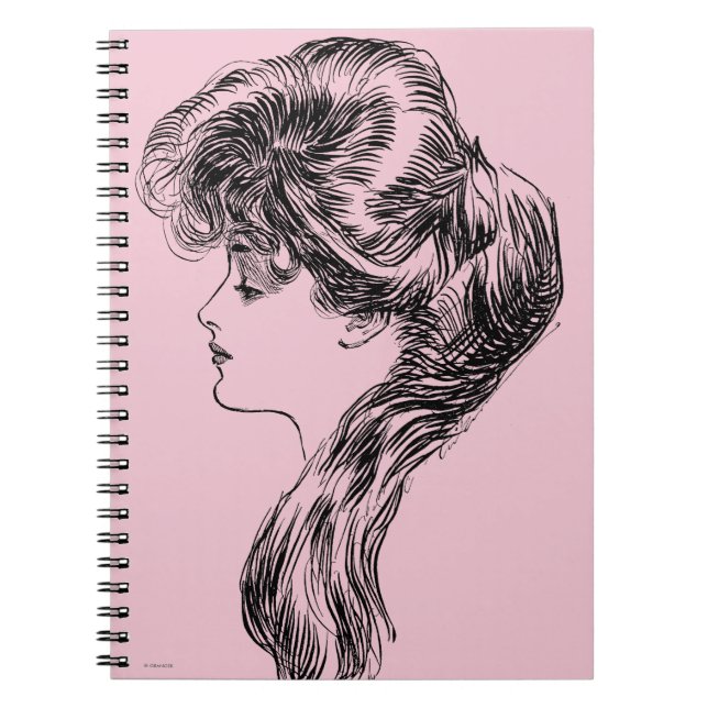Cuaderno Perfil de un chica de Gibson, 1903 (Frente)