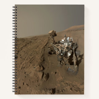 Cuaderno Perforación Marte Curiosidad Paisaje Marciano Rojo