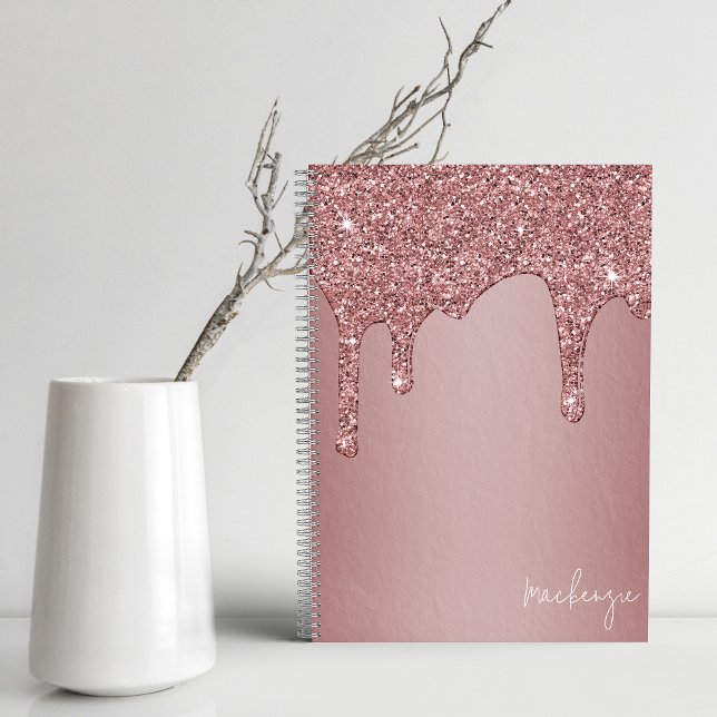 Cuaderno Perforaciones de Purpurina de espuma de oro Rosa G (Subido por el creador)