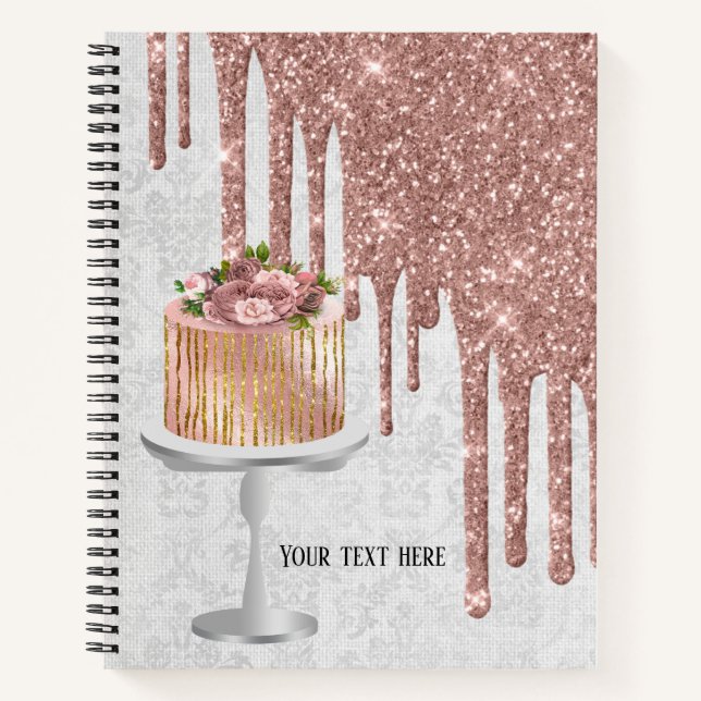 Cuaderno Perforaciones del planificador de pasteles Bodas d (Anverso)