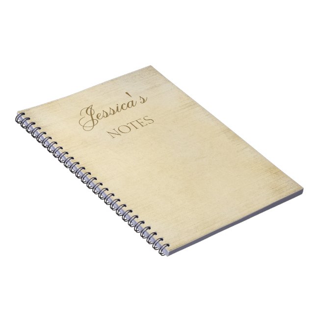 Cuaderno Pergamino Antiguo Personalizado (Lado Derecho)