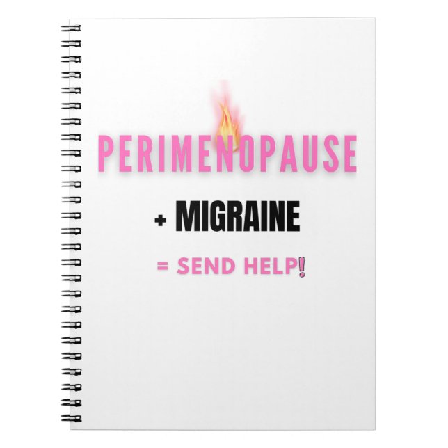Cuaderno Perimenopausia + Migraña = Ayuda Urgente (Frente)