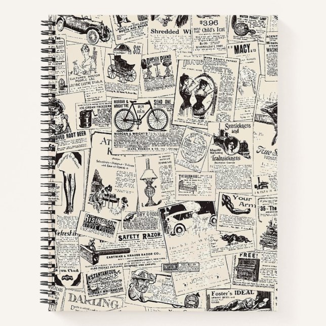 Cuaderno Periódico Antiguo   (Anverso)