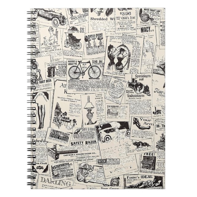 Cuaderno Periódico Vintage (Frente)