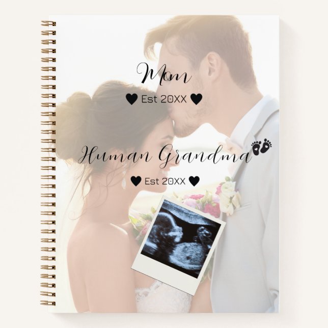 Cuaderno Periodistas de fotos de bodas Personalizados de pa (Anverso)