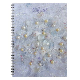 Cuaderno Perla blanca y concha