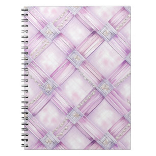 Cuaderno Perlas blancas rosadas