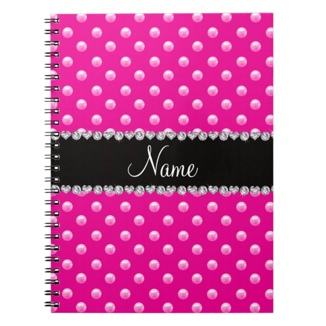 Cuaderno Perlas de neón conocidas personalizadas de las (Frente)