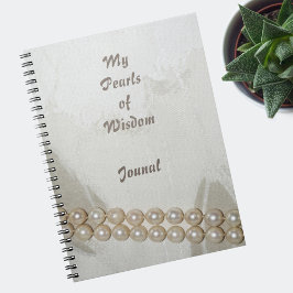 Cuaderno Perlas elegantes de Wisdom Journal