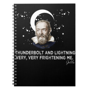Cuaderno perno de trueno y relámpago que me asusta mucho