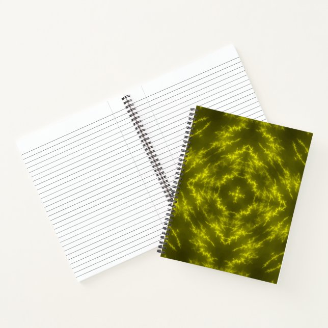 Cuaderno Pernos de brillo eléctricos de neón brillantes (Interior)