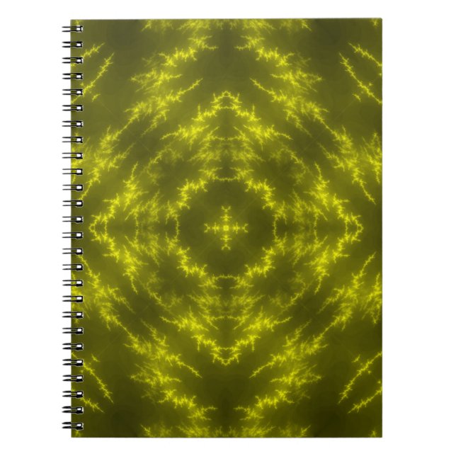Cuaderno Pernos de brillo eléctricos de neón brillantes (Frente)
