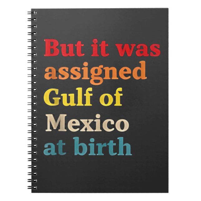 Cuaderno Pero al nacer se le asignó el Golfo de México (Frente)