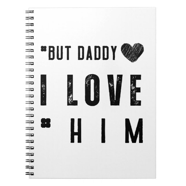 Cuaderno Pero papá, lo amo (Frente)