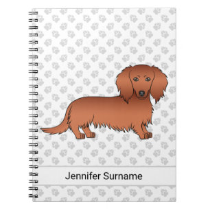 Cuaderno Perrito De Dibujos Animados Adorable Salchicha Pel