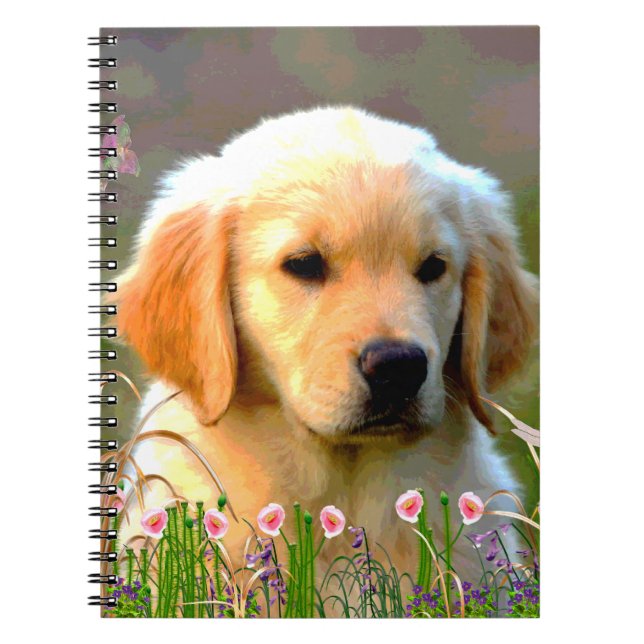 Cuaderno Perrito de oro de Austin Labrador (Frente)