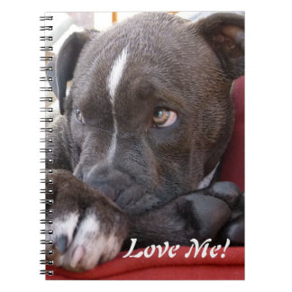 Cuaderno Perritos de Pitbull del bebé