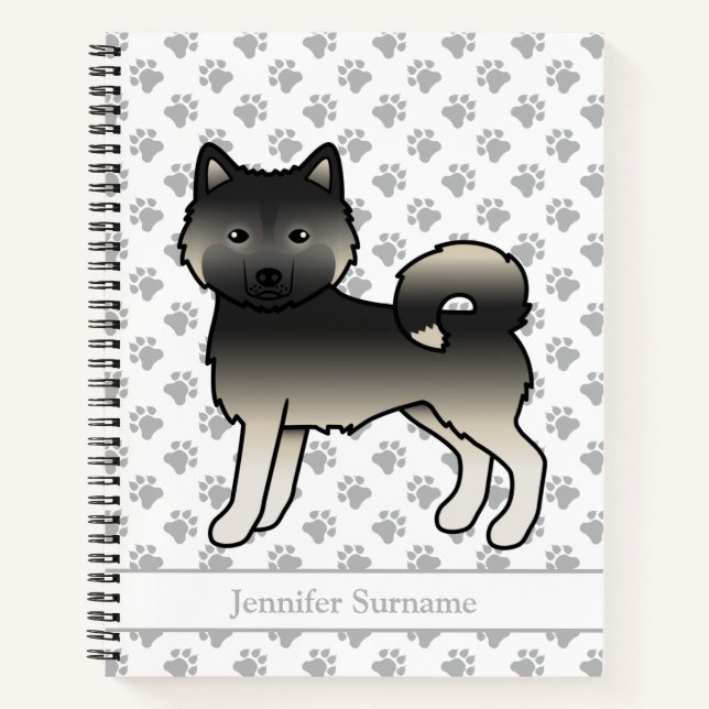 Cuaderno Perro Agouti Alaskan Malamute & Texto Personalizad (Anverso)
